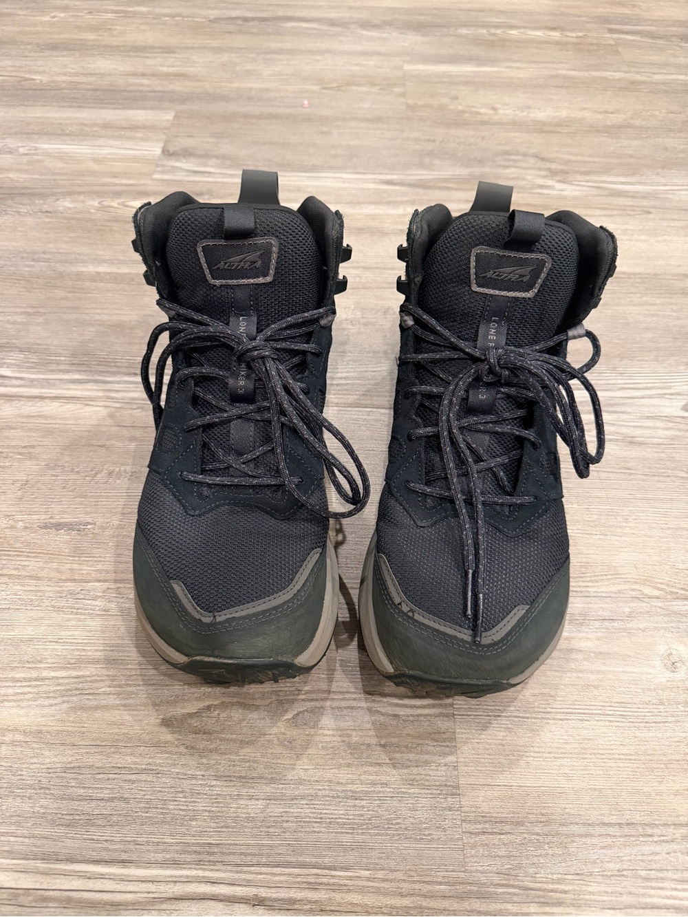 Men's Black Altra hiking shoes